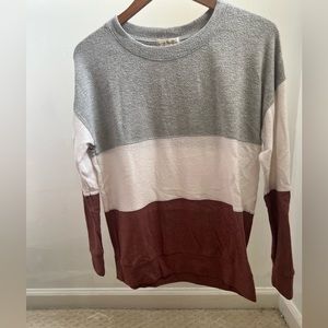 Multicolor block sweater